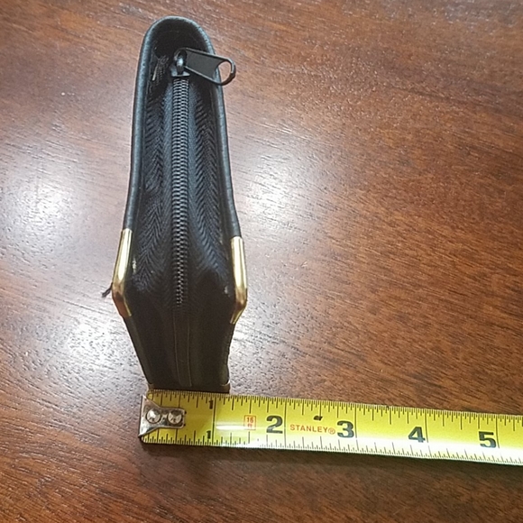 Like New! Black Wallet w Zipper Enclosure - Picture 10 of 10